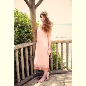 Slip Dress - Permanent Crinkle Dress - Summer Dress